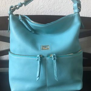 New Dooney & Bourke Dillen Medium Pocket Sac Aqua
